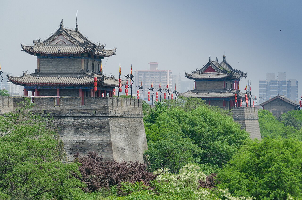 A section of Xi'an City Wall.