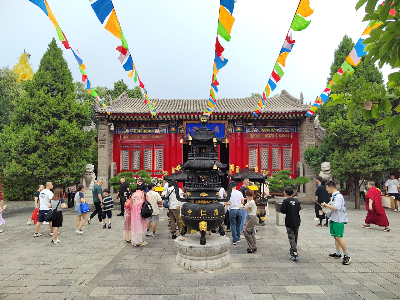 Guangren Temple in Xi'an.