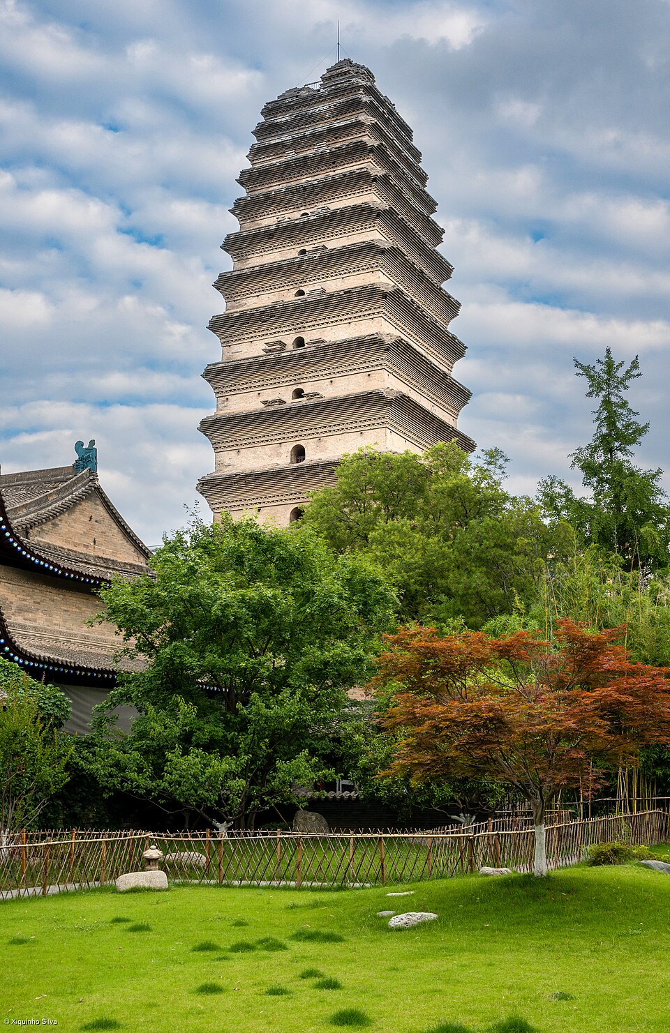 Small Wild Goose Pagoda in Xi'an.