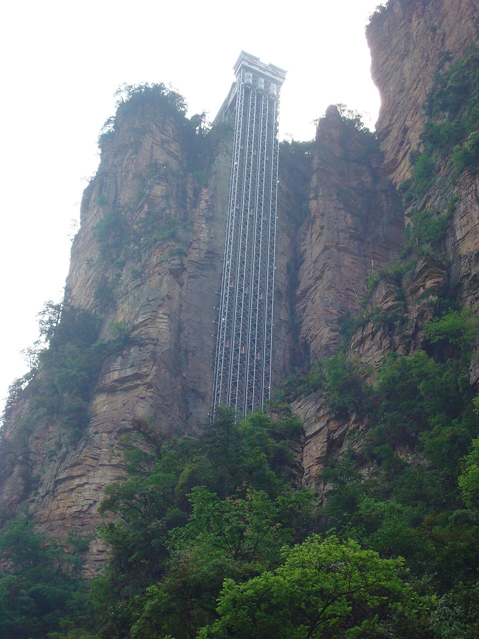 Bailong Elevator in Zhangjiajie.