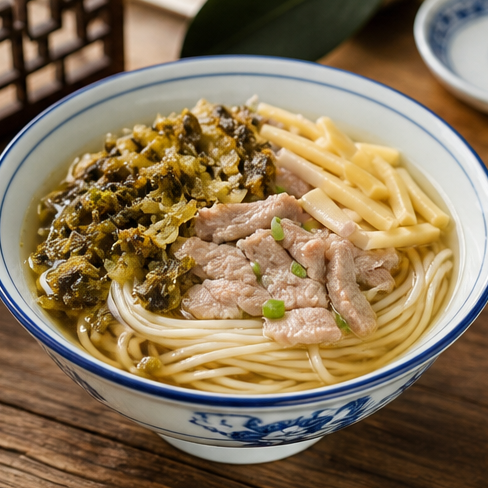 Pianerchuan noodles from Hangzhou.